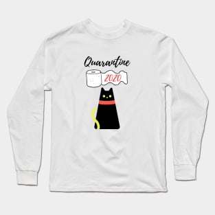 Quarantine with my Cat 2020 Long Sleeve T-Shirt